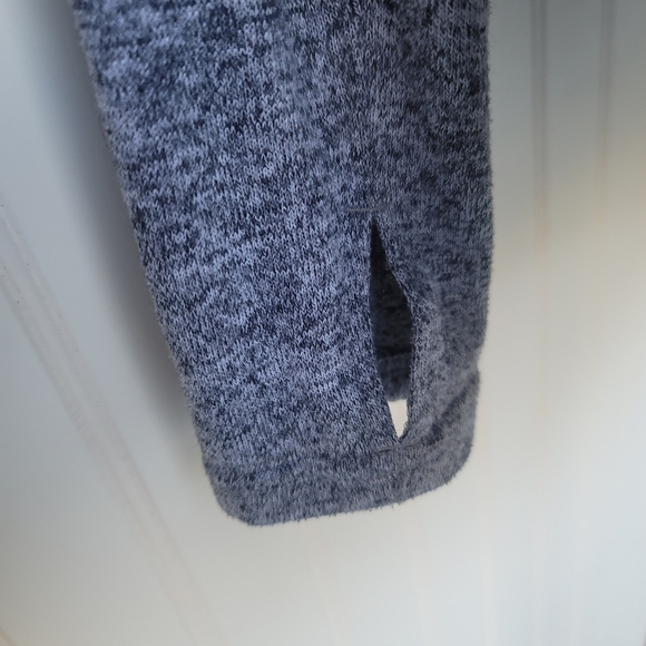 Active by Old Navy Women Gray Hooded Open Front Knit Cardigan Sweater Go- Dry S - Picture 10 of 10